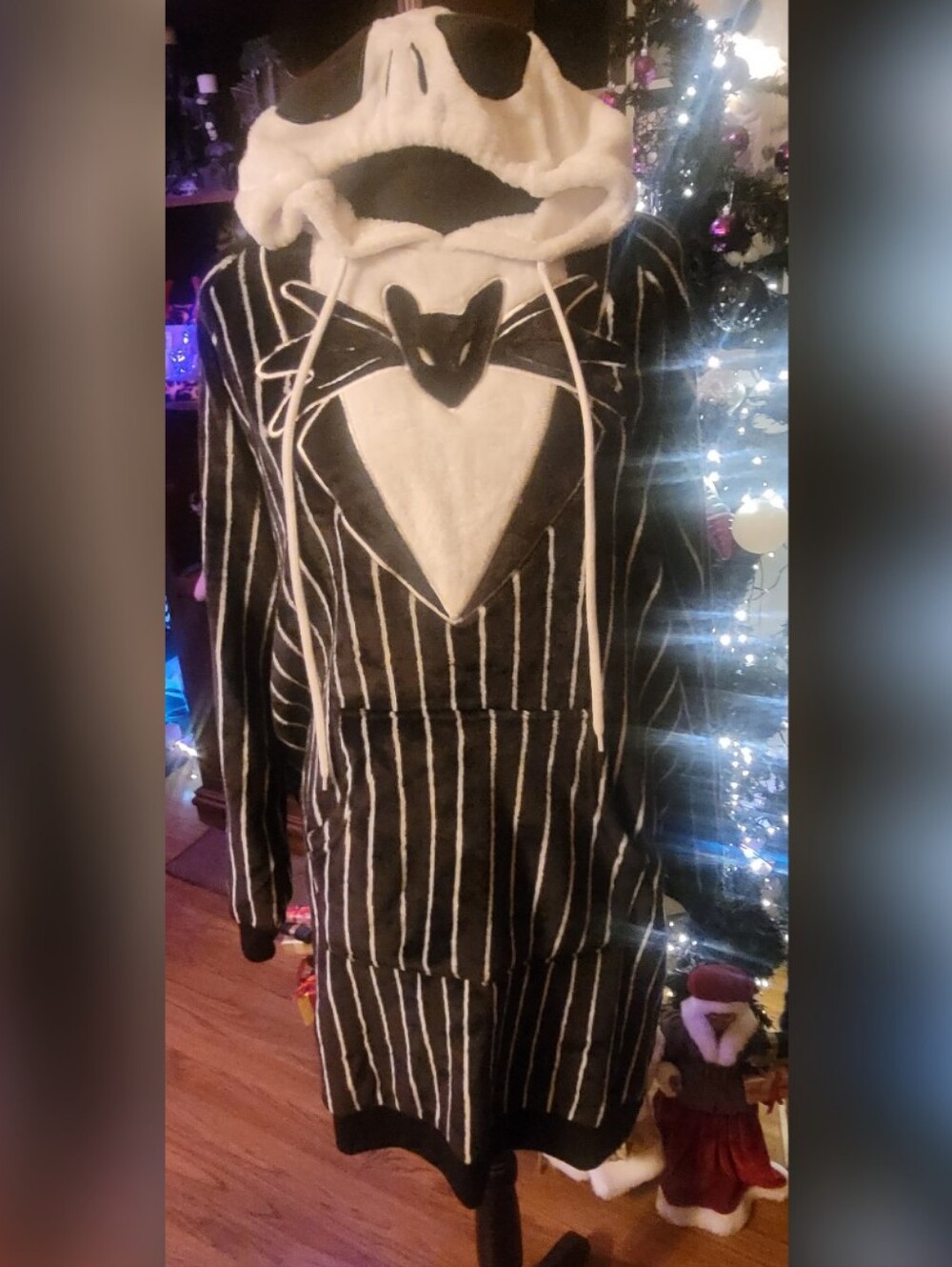 Jack Skellington Minky Pull Over Hoodie XL